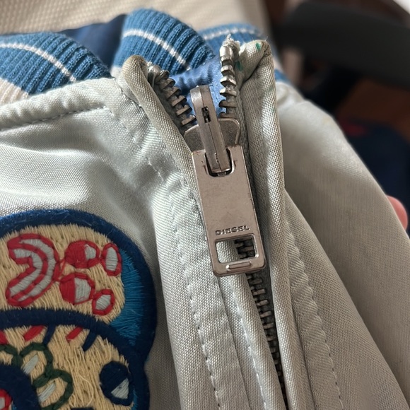 Diesel Snake Embroidered Bomber Jacket (Reversible) - Picture 12 of 15